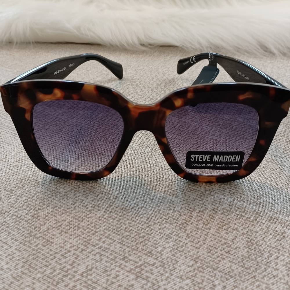 Steve madden sunglasses women style cat 100% UVA,UVB Lens Protection